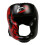 (Black) Wrestle Protective Headgear Adjustable Size PU Leather Soft Head Protector for Boxing 2