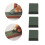 Leather Stropping Kit Tools Leather Strop Board 3 Packs Leather Sharpening Polishing Compound Hone Knife Sharpener 3