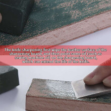 Leather Stropping Kit Tools Leather Strop Board 3 Packs Leather Sharpening Polishing Compound Hone Knife Sharpener