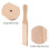 Leather Stropping Kit Tools Leather Strop Board 3 Packs Leather Sharpening Polishing Compound Hone Knife Sharpener 5