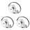 3X GT2 Timing Belt Pulley 60Teeth 20Teeth 5mm Reduction 1:3 Belt Width 6mm for 3D Printer Accessories 1