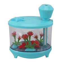 Micro Landscape Humidifier - 460ML - Blue, Compact