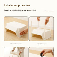 3-Layer Household Snacks Storage Bookshelf, Trolley Storage Rack, Storage Rack Kitchen Fruit and Vegetable Basket