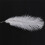 60 Pieces White Natural Ostrich Feather 20-25cm Wedding DIY 6
