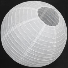3 x Chinese Japanese Paper Lantern Lampshade for Party Wedding, 40cm(16 inch ) Creamy-White