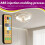 20pcs Wireless Switches, 3-Speed Timing Remote Control, for E27 Ceiling Fan Light, 1-4h Timing Remote Control 3
