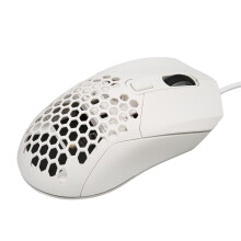 White Ergonomic Wired RGB Backlit 4.9ft 7200DPI