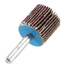 60 Pack Mounted Flap Wheel 80 Grit Aluminum Oxide Sanding Flap Wheels for Drill - Abrasive Grinding Tool