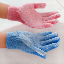 8 Pair Shower Bath Gloves Exfoliating Wash Skin Spa Massage Body Scrubber Cleaner