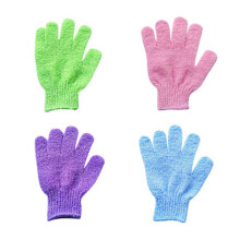 8 Pair Shower Bath Gloves Exfoliating Wash Skin Spa Massage Body Scrubber Cleaner