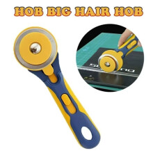 Round Hob Rotary Cutter Fabric Sewing Leather Cloth Cutting Tool for Patchwork Fabric Quilting Leather Flat Rubber Hob