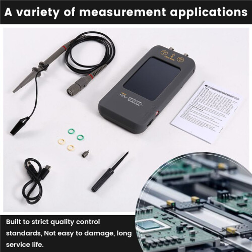 BSIDE Touch Screen Digital Oscilloscope+Signal Generator Dual Channel 50MHz Automatic Oscilloscope Tools Graphic Tester 2