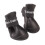 (Black, L) 4Pcs Waterproof Dog Boots Candy Color 3