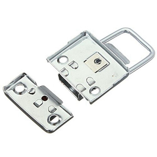 12X Metal Snap Finish Suitcase Suitcase Lock 30X43mm Silver 1