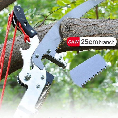 Professional Telescopic Tree Pruner with Precision Sharp Blade, Extendable Pruning Saw for Tree Trimming 1