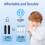 4PCS Water Filter Replacement for  Black Activated Carbon BB9-2 Filters for Gravity-Fed Water Filter System 3