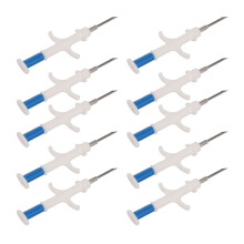 10 Packs Animal Microchip RFID Identification Implant Kit 1.4x8mm