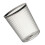 Large Transparent Plastic Garbage Bin with Lid, 23x28.5cm, Gray 8
