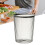Large Transparent Plastic Garbage Bin with Lid, 23x28.5cm, Gray 11