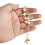 60 Pièces Chapelet de BaptêMe Perles de Chapelet Acrylique  Chapelets Ange 6