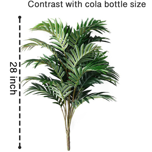 2X Artificial  Plant Leaf Artificial Fake Tropical   Leaf Artificial Plant 1