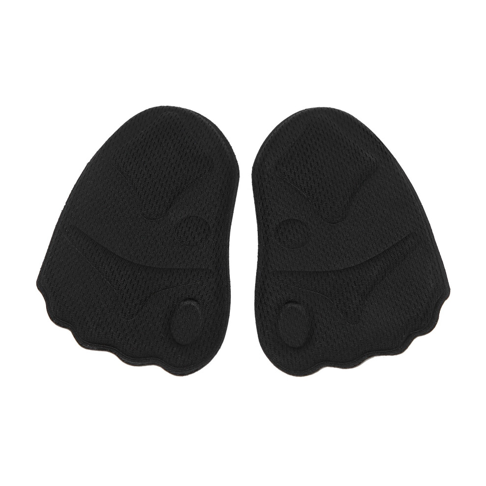 Black Breathable Elastic Forefoot Pads For Pain Relief, 12X7.2x5.5cm