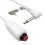2X Nurse Call Cable 6.35mm  Nurse Call Device Emergency Call Cable with Push Button 5