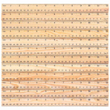 24 x Wood Ruler Student Rulers Wooden School Rulers Office Ruler Measuring Ruler, 2 Scale (12 Inch and 30 cm)