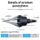 Pneumatic  Cage Expanding Tool for 10mm-120mm Remove&Install  Cage Cover Dust Cover Remove Tools Black Large 3