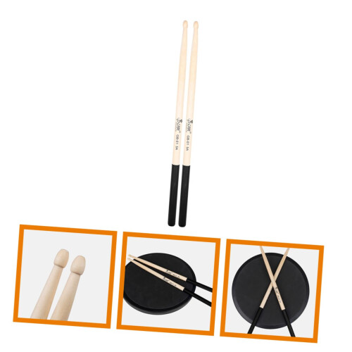 Maple Drumsticks for Adults Lightweight Comfortable Grip Practice Percussion Sticks 2