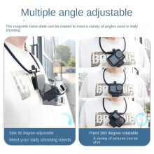 För ACTION 3/4/5Pro Quick-Release Magnetic Neck Bracket Sports First-Person Perspective Chest