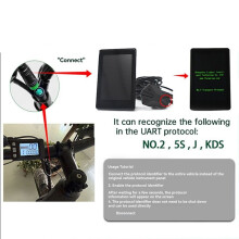 E-Scooter LCD Meter Protocol Writer Identifier Programmer Kit for E-Bike 24V/36V/48V/60V Supports NO.2/J/5S/KDS SM6PIN