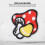 Mushroom Iron-On Patch 30Pcs 4.8x4.3cm Cotton 3