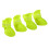 (Yellow, M) 4Pcs Waterproof Dog Boots Candy Color 2