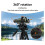 Telescope Mount 38MM Quick Release Plate 1/4 Screw Supports 360 Rotation for Monoculars Binoculars Backpack Mount 4