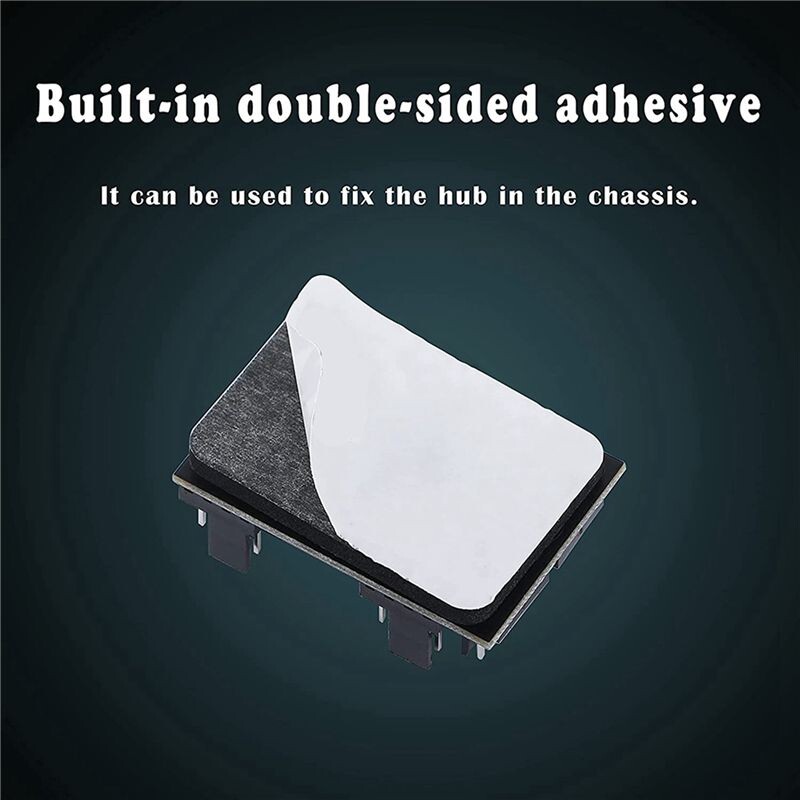 2X 3-Pin 4-Pin Fan Adapter PWM PC Case Cooling Fan Hub 8-Way Splitter ...