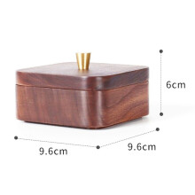 Tandenstoker Floss Opbergdoos Wattenstaafjesdoos Stofdichte Opbergdoos Massief Houten Doos Sieradenorganizer Multifunctionele Opbergdoos