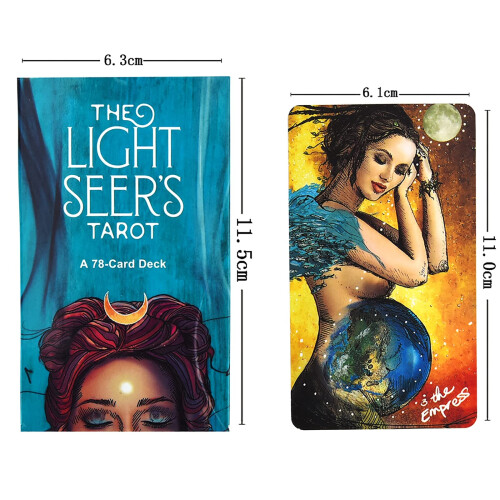 Tarot Deck 78 Cards with Guidebook for Beginners Intuitive Imagery Easy Shuffle 1