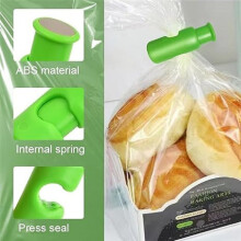 BagClamp Snack Brood Afdichtingsclip Extrusie Broodzak Klem Draagbare Druk Snack Bag Clip Plastic Verzegelde Zakhouder,C
