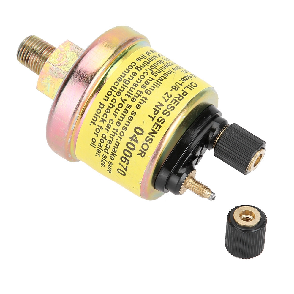 Universal 1/8 Npt Engine Oil Pressure Sensor For Aftermarket Gauge Replacement 5081393270411
