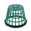 Golf Ball Bucket with Handle - Durable Nylon Plastic Green Holds 25 Golf Balls 12