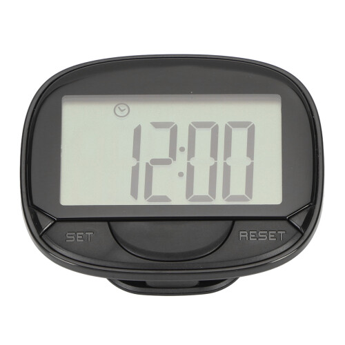 Multifunctional Pedometer with Big Screen, 2D Step Counter, Black 1