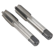 2Pcs M18 Hand Screw Tap Drill Bits Carbon Steel for Wood Plastic Aluminum