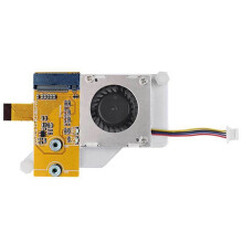 For Raspberry Pi 5 PCIe to M.2 NVMe SSD V2 Expansion Board with Cooler Fan One-Body & Differential Matching Design
