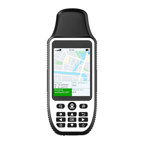 S190 Handheld GPS Navigator, Handheld GPS Land Meter for Hiking with 3-Axis Compass,Multi-GNSS Support
