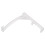 Valance Clips Suportes de Cortinas Verticais de PláStico de 3,5 Polegadas Cortinas Verticais Transparentes para PeçAs de Cortinas Componentes 4