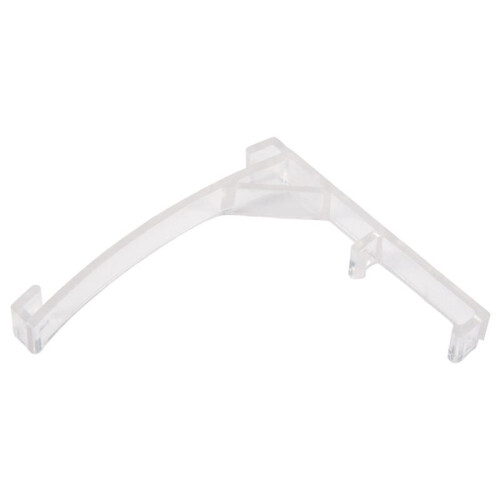 Valance Clips Suportes de Cortinas Verticais de PláStico de 3,5 Polegadas Cortinas Verticais Transparentes para PeçAs de Cortinas Componentes