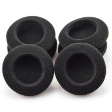 60pcs 6cm Earphone Sponge Cover, Thickened Ear Cotton Ear Cotton Sponge Cover, Replacement Foam Microphone Cover