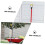 Shovel Handle Replacement 32mm Ergonomic D Grip for Garden Tools, 2pcs Lightweight Plastic 4