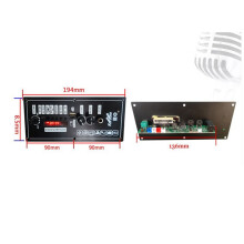 5X 3,7 V VerstäRkerplatine Square Dance LautsprecherverstäRker UnterstüTzung AUX TF-Karte U-Disk Aufnahme 5-8 Zoll Lautsprecher